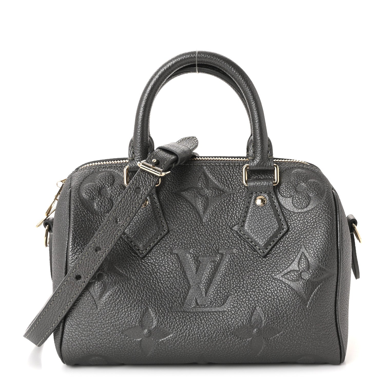 Louis Vuitton Shimmery Empreinte Monogram Giant Speedy Bandouliere