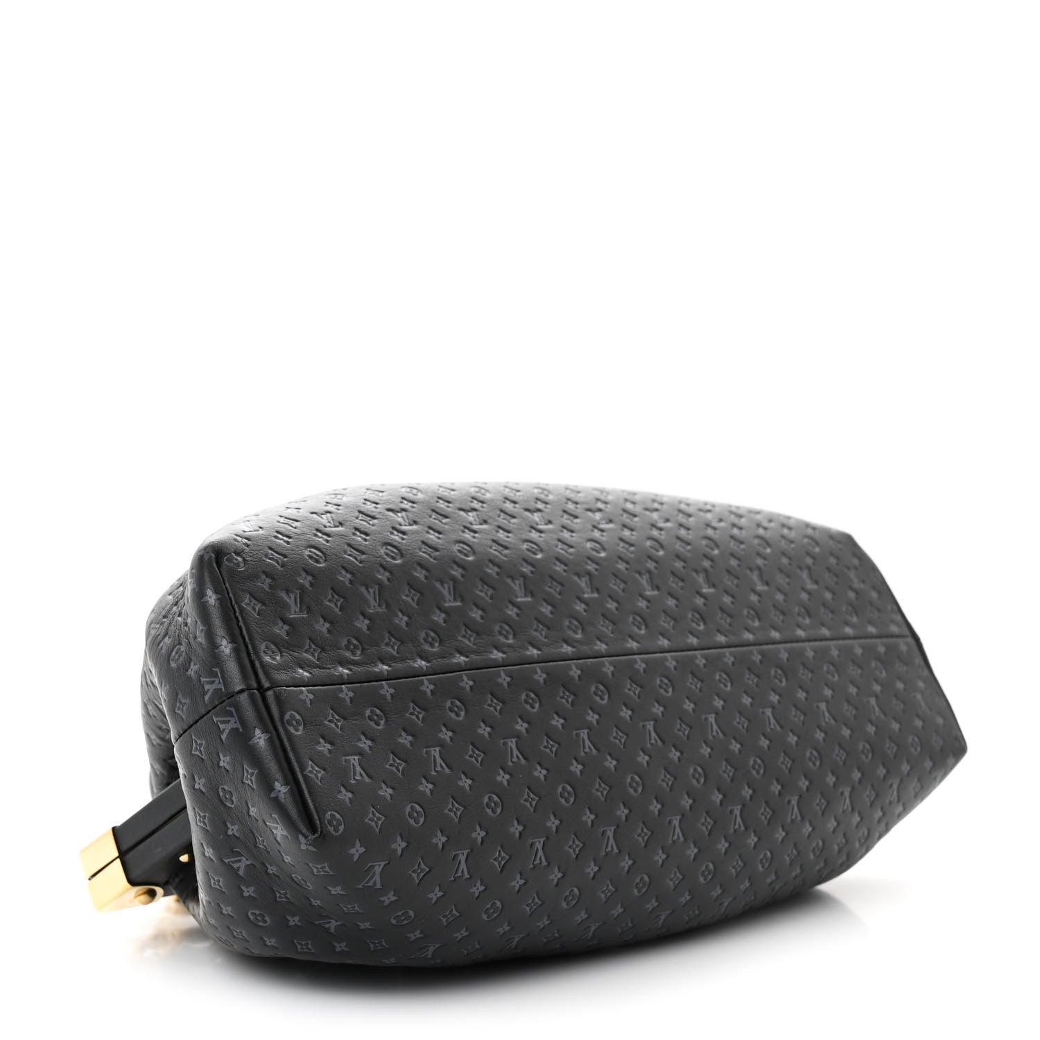 Louis Vuitton Calfskin Nanogram Embossed Clutch Black 4 of 11