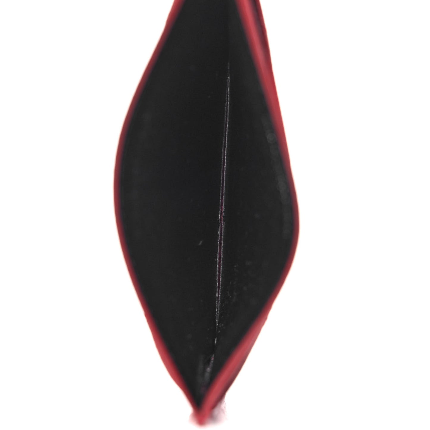 Grain De Poudre Matelasse Chevron Monogram Credit Card Case Palissandre