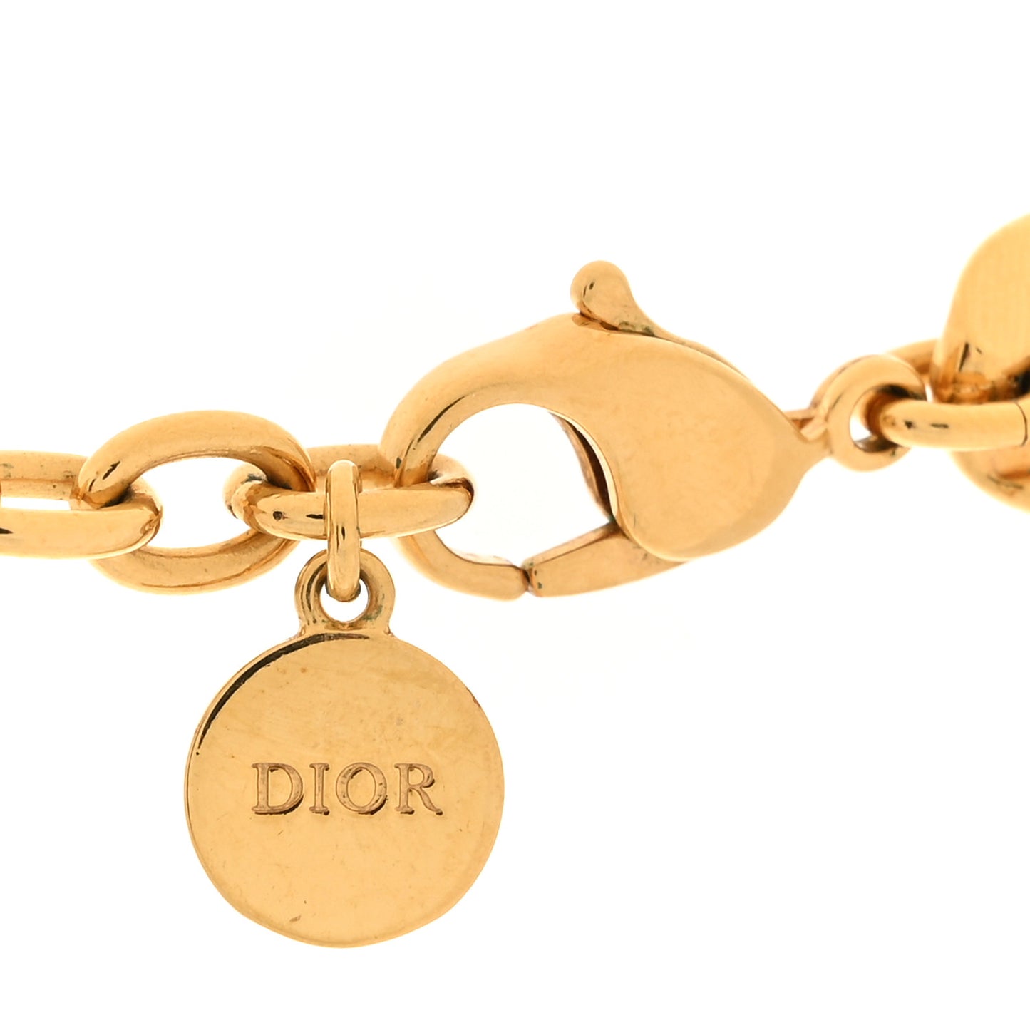 Metal Danseuse Etoile Chain Choker Necklace Gold