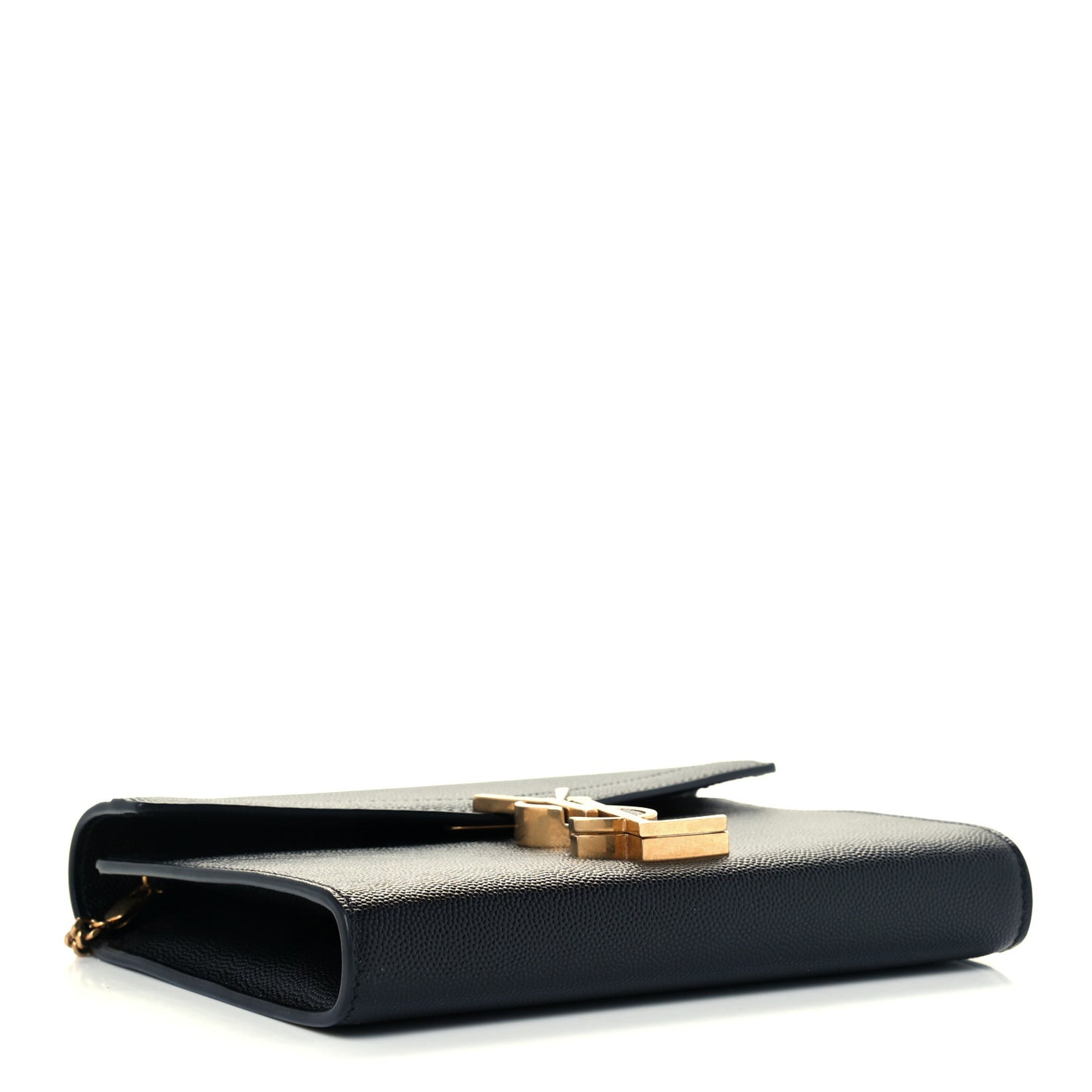 Grain De Poudre Monogram Cassandra Chain Wallet Black