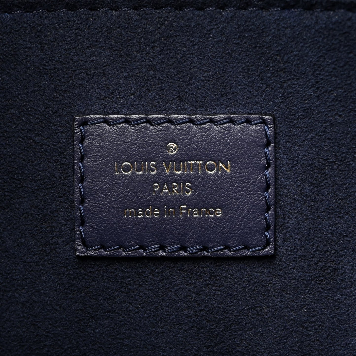 Calfskin Mahina Braided On My Side MM Navy