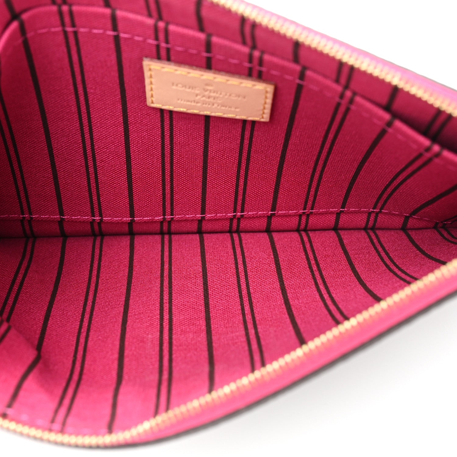 Louis Vuitton Monogram Neverfull MM GM Pochette Pivoine 5 of 10