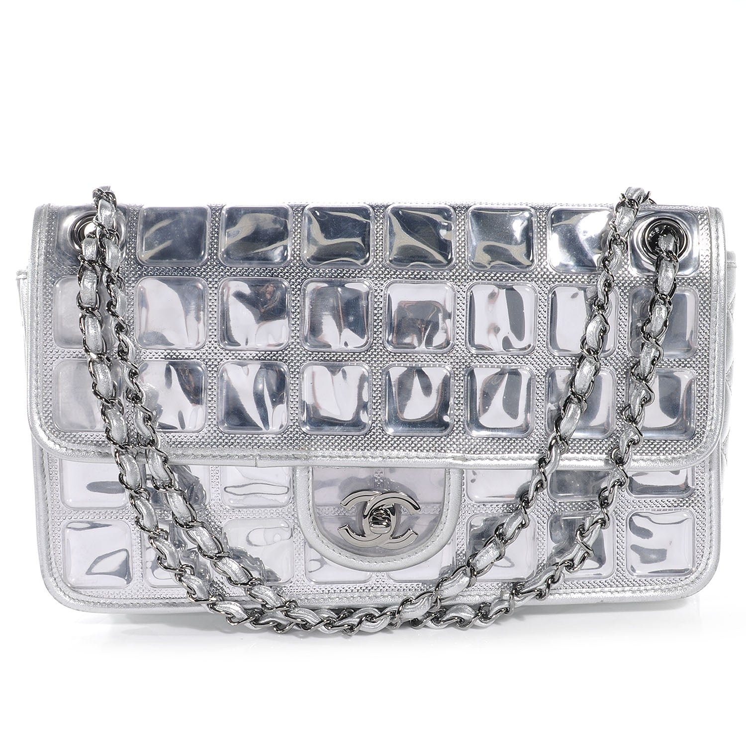 Chanel Vinyl Ice Cube Large Flap Bag 51279 – FASHIONPHILE