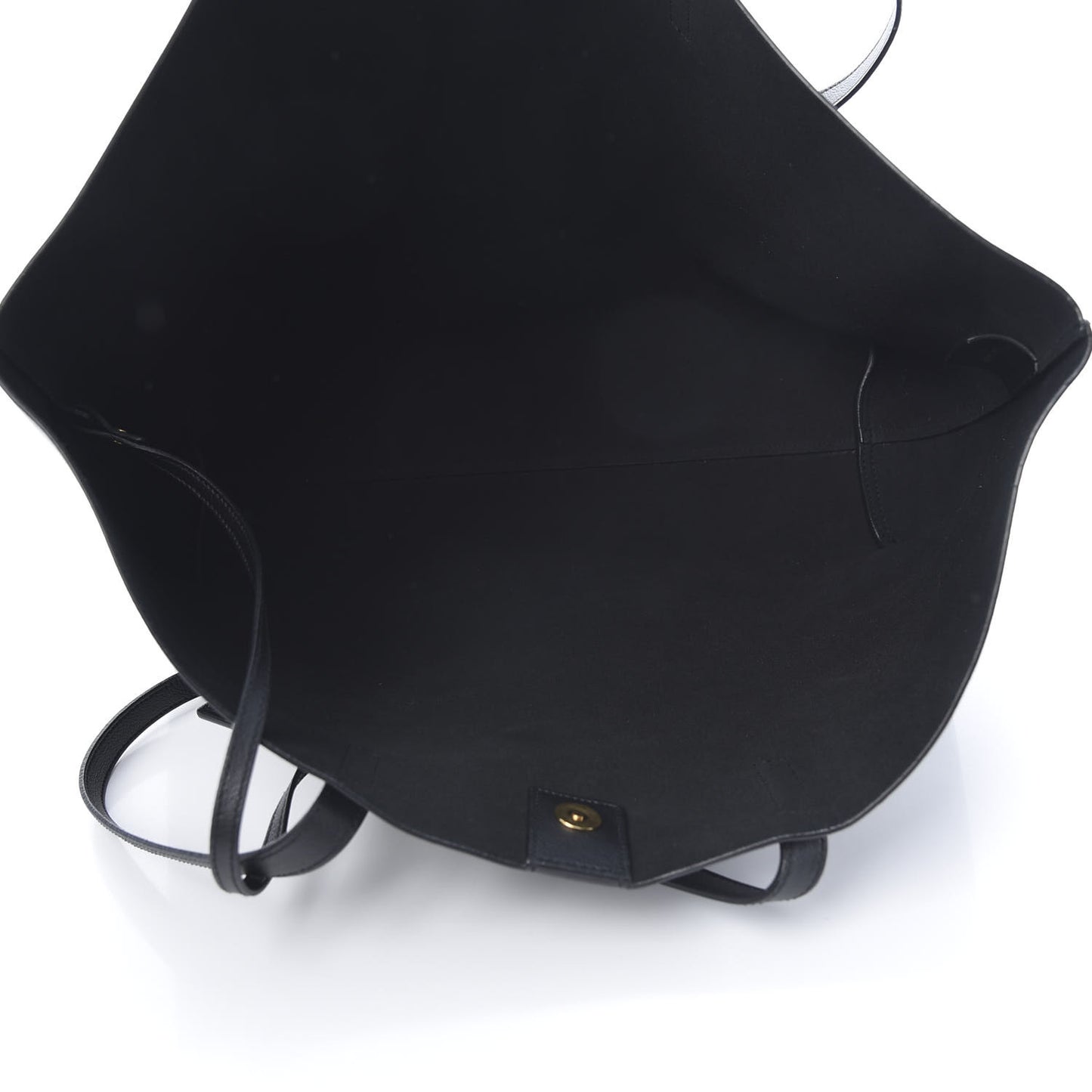 Calfskin Large Shopping Tote Black