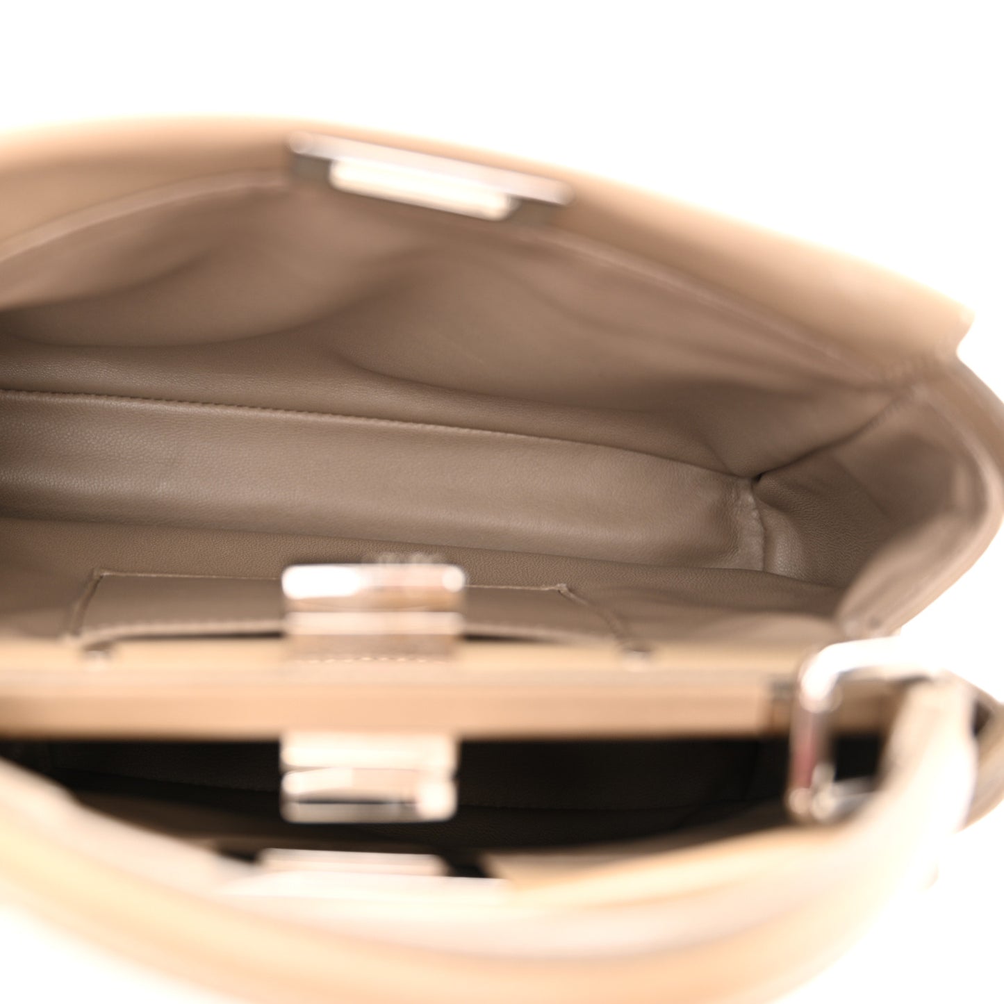 Nappa Mini Peekaboo Iconic Satchel Tortora