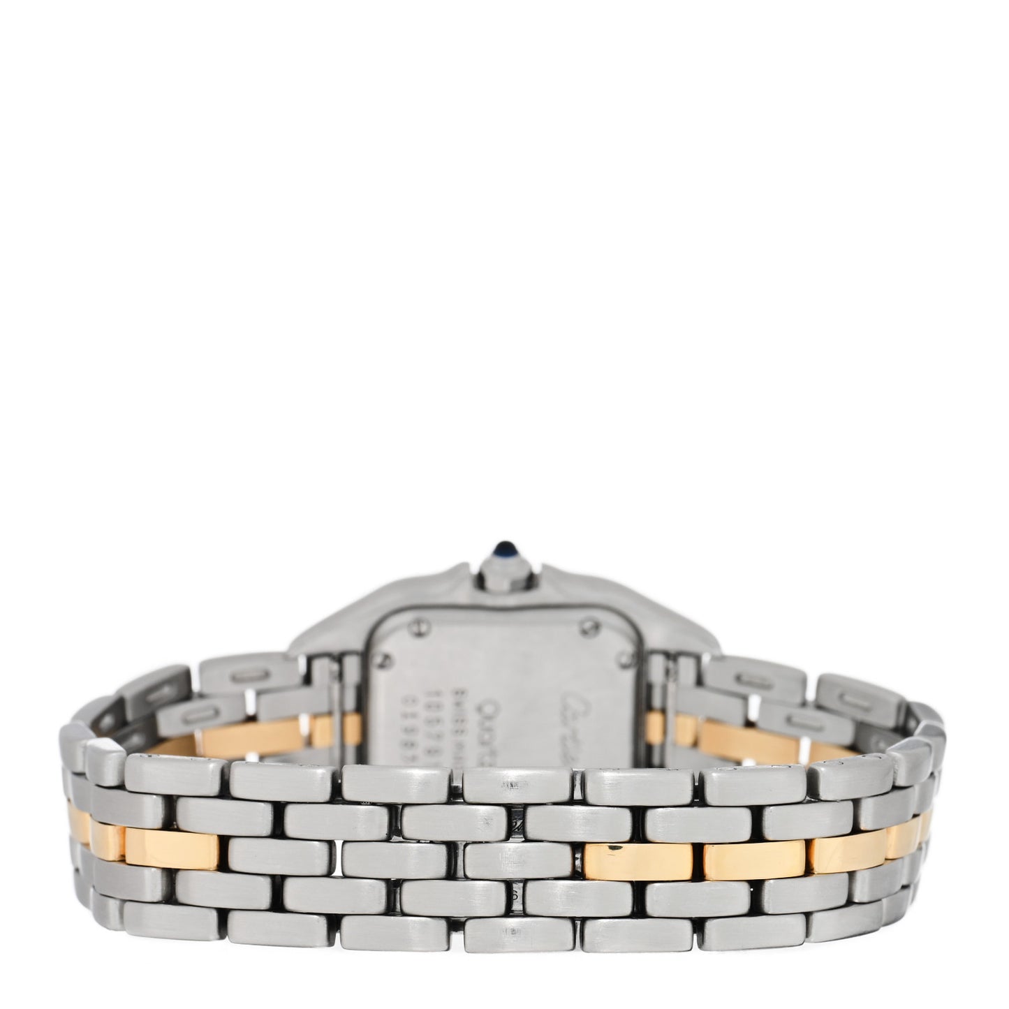 Stainless Steel 18K Yellow Gold 22mm Panthere Quartz Watch