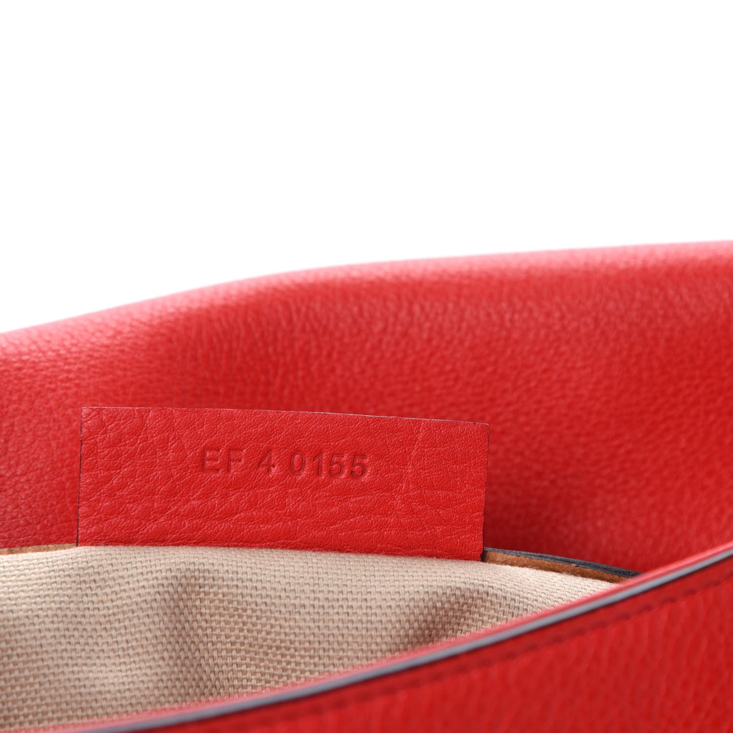 Calfskin Small Pandora Pure Flap Bag Medium Red
