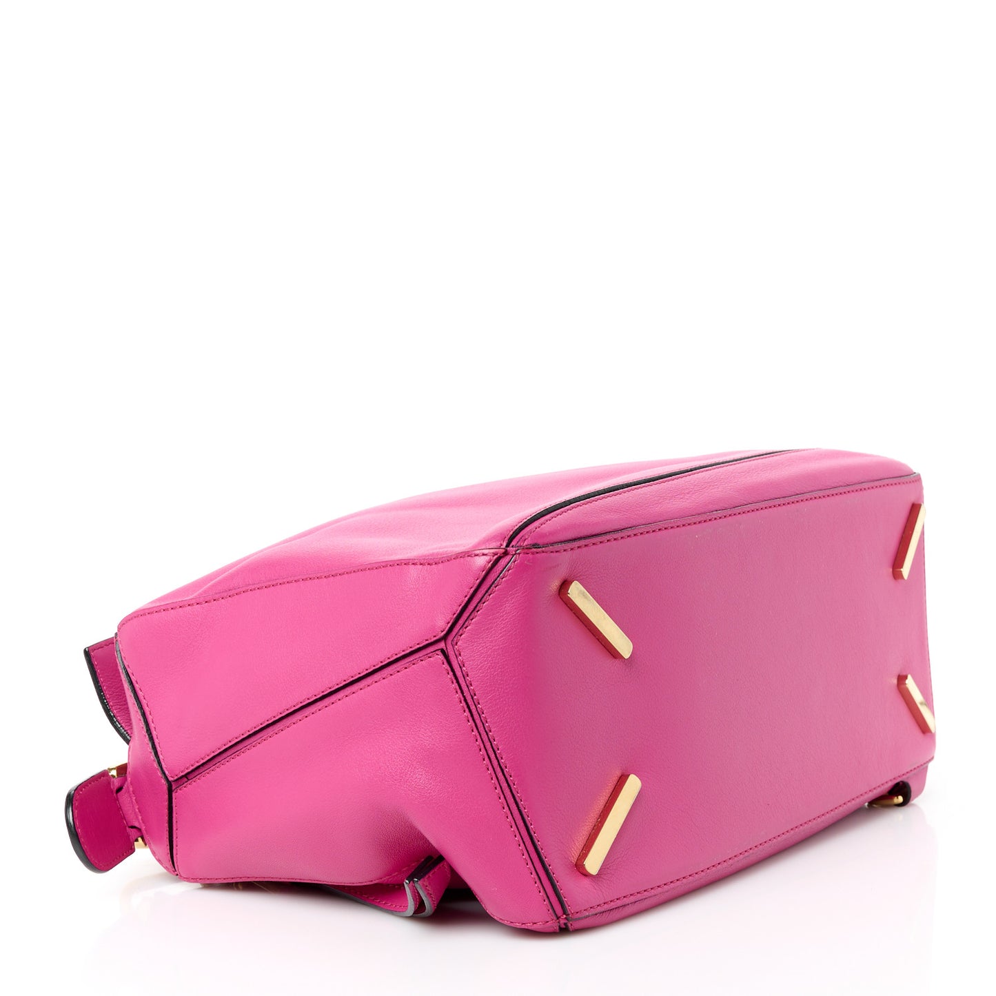 Calfskin Medium Puzzle Bag Fuchsia