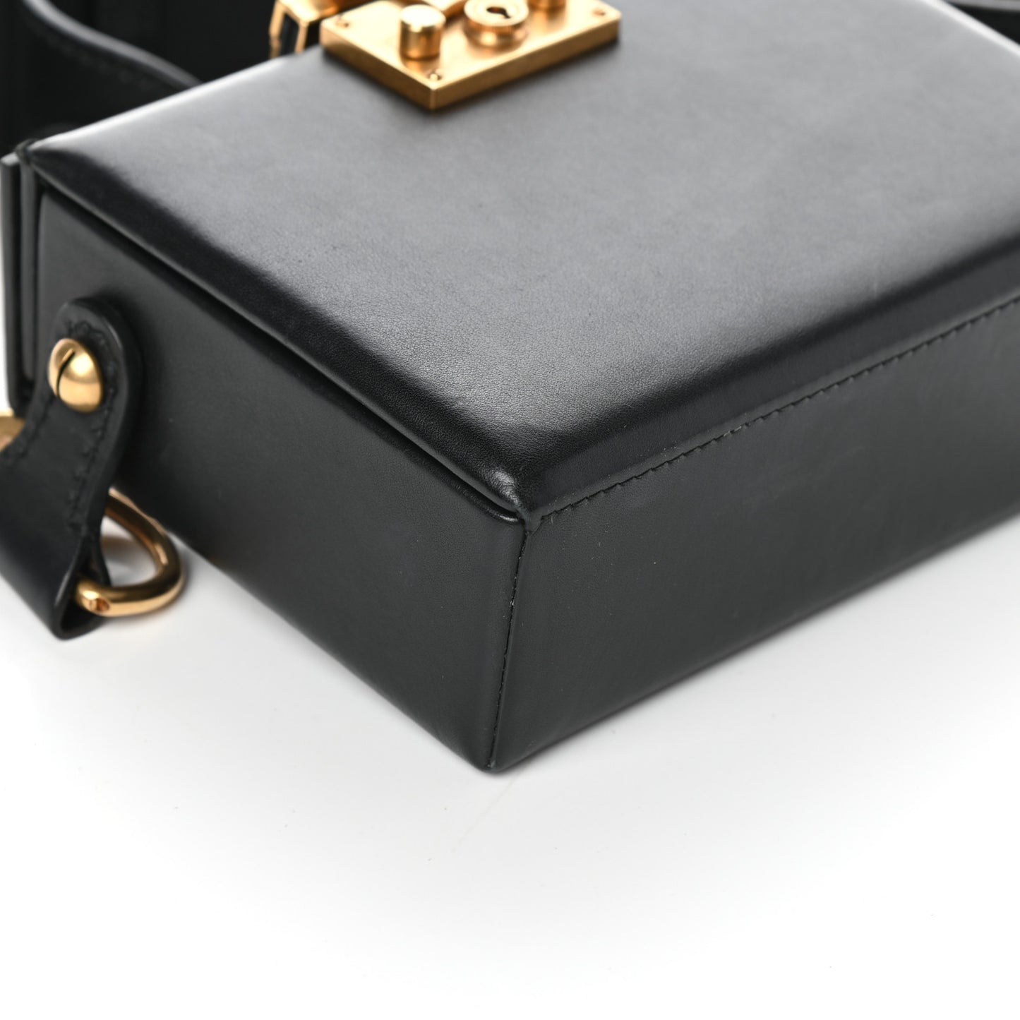 Lambskin Dioraddict Lockbox Black