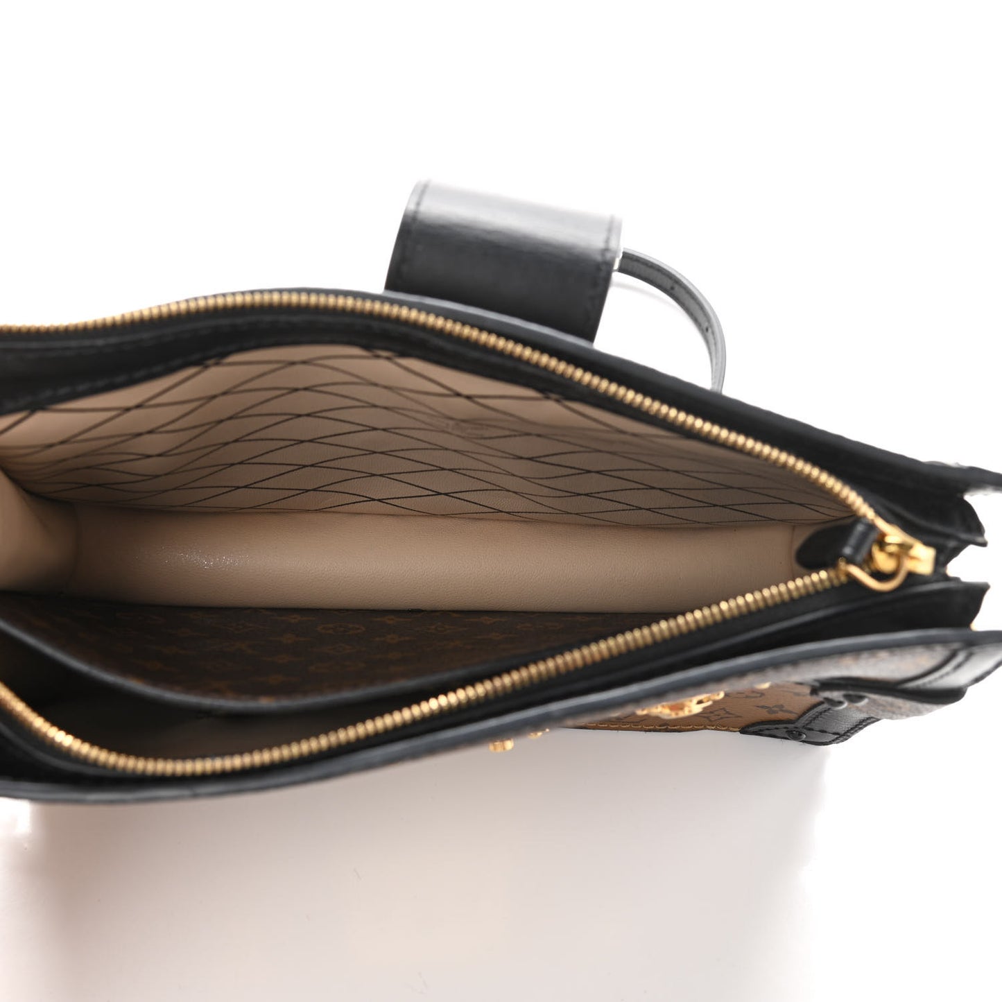 Reverse Monogram Trunk Clutch