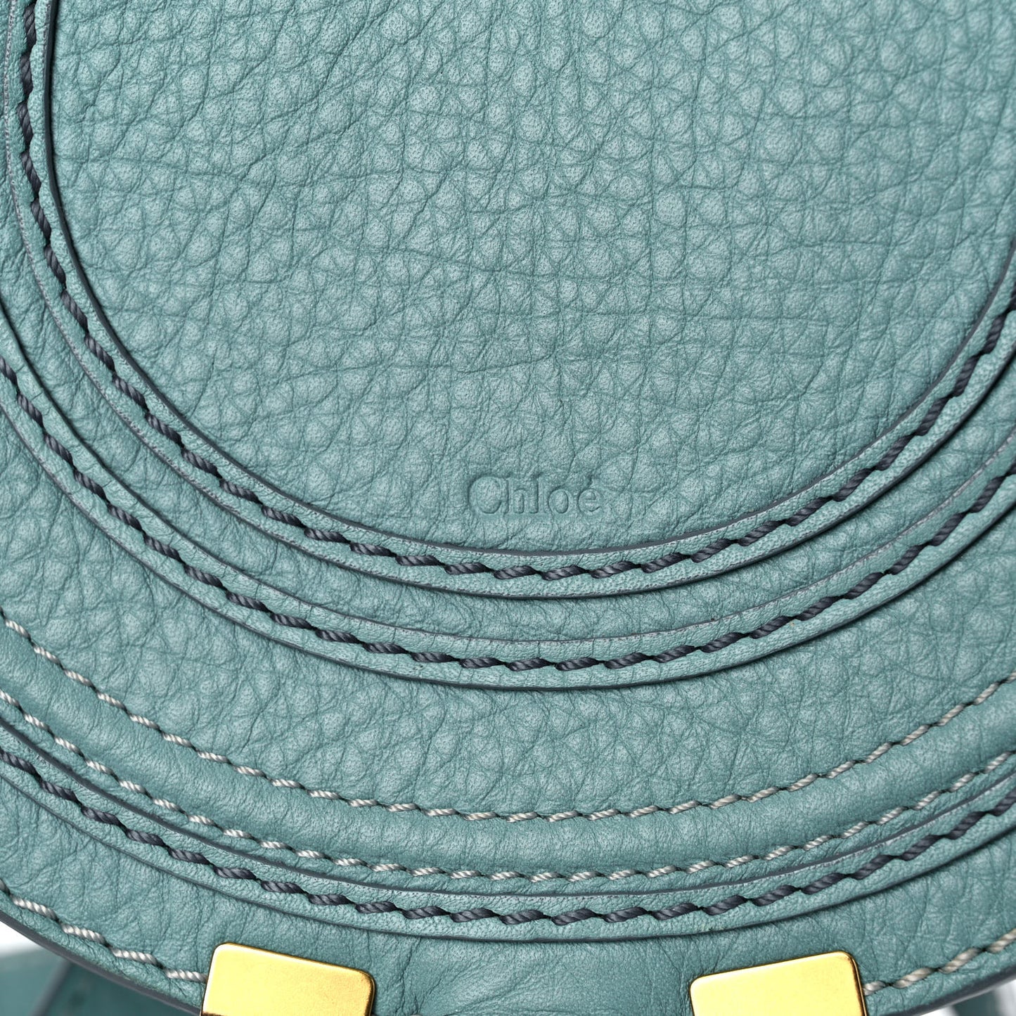 Calfskin Mini Marcie Round Crossbody Bag Fresh Mint