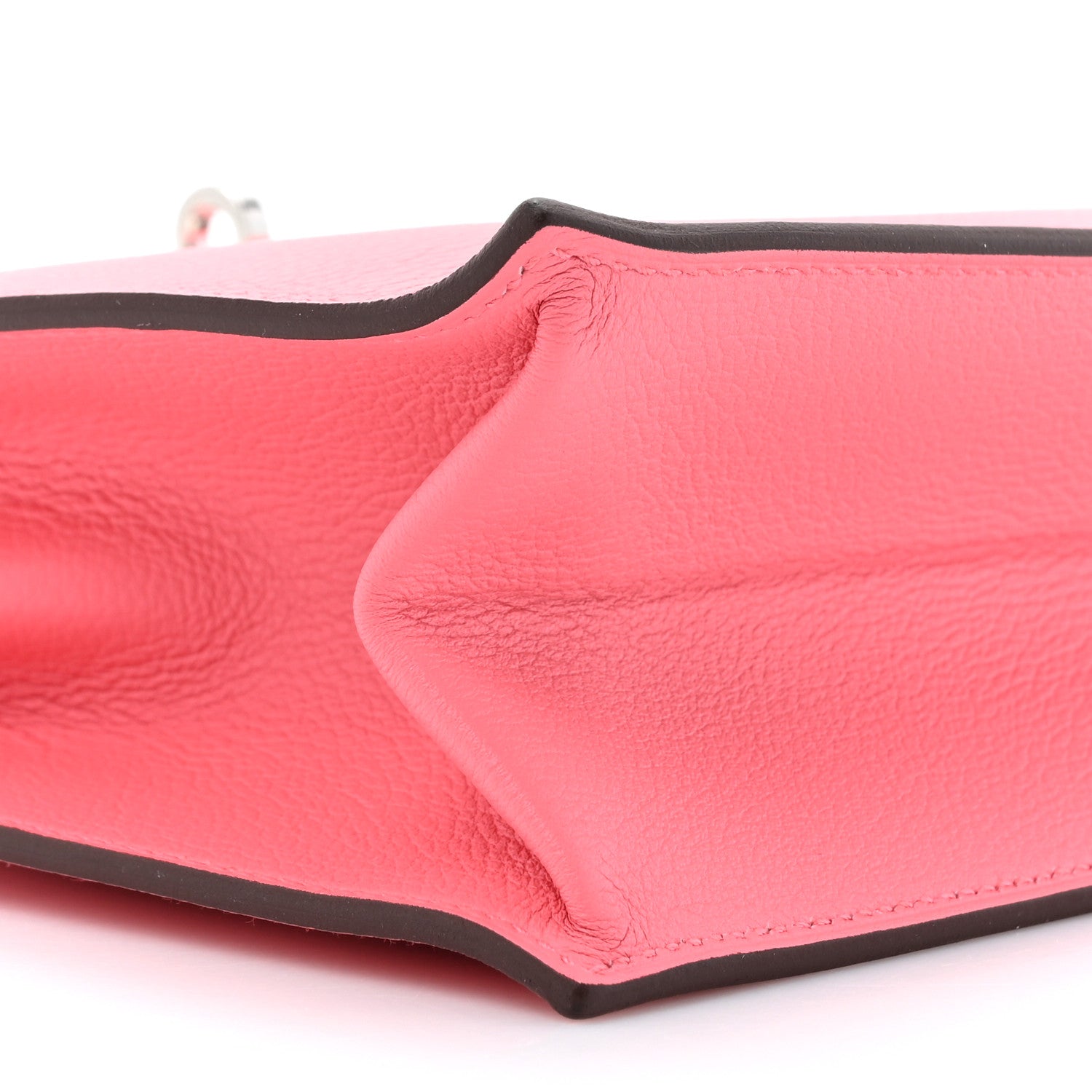 Hermes Evercolor Kelly Danse II Belt Bag Rose Azalee 10 of 12