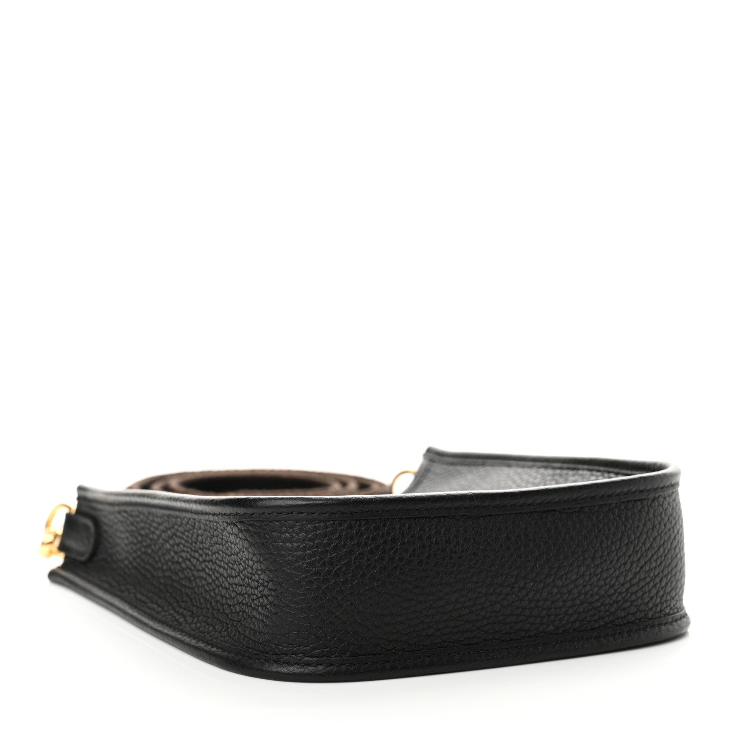 Hermes Taurillon Clemence Amazone Evelyne TPM Black Chocolate 4 of 13