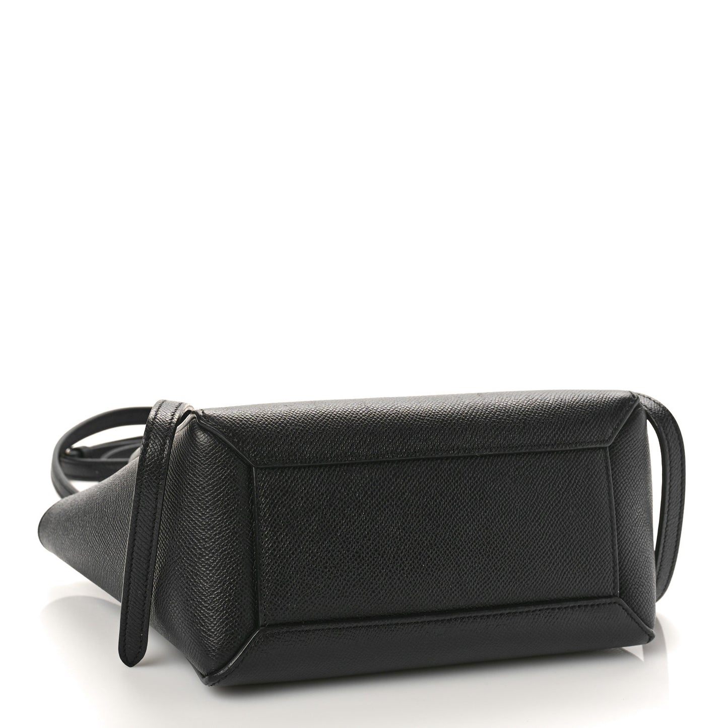 Grained Calfskin Nano Belt Bag Black