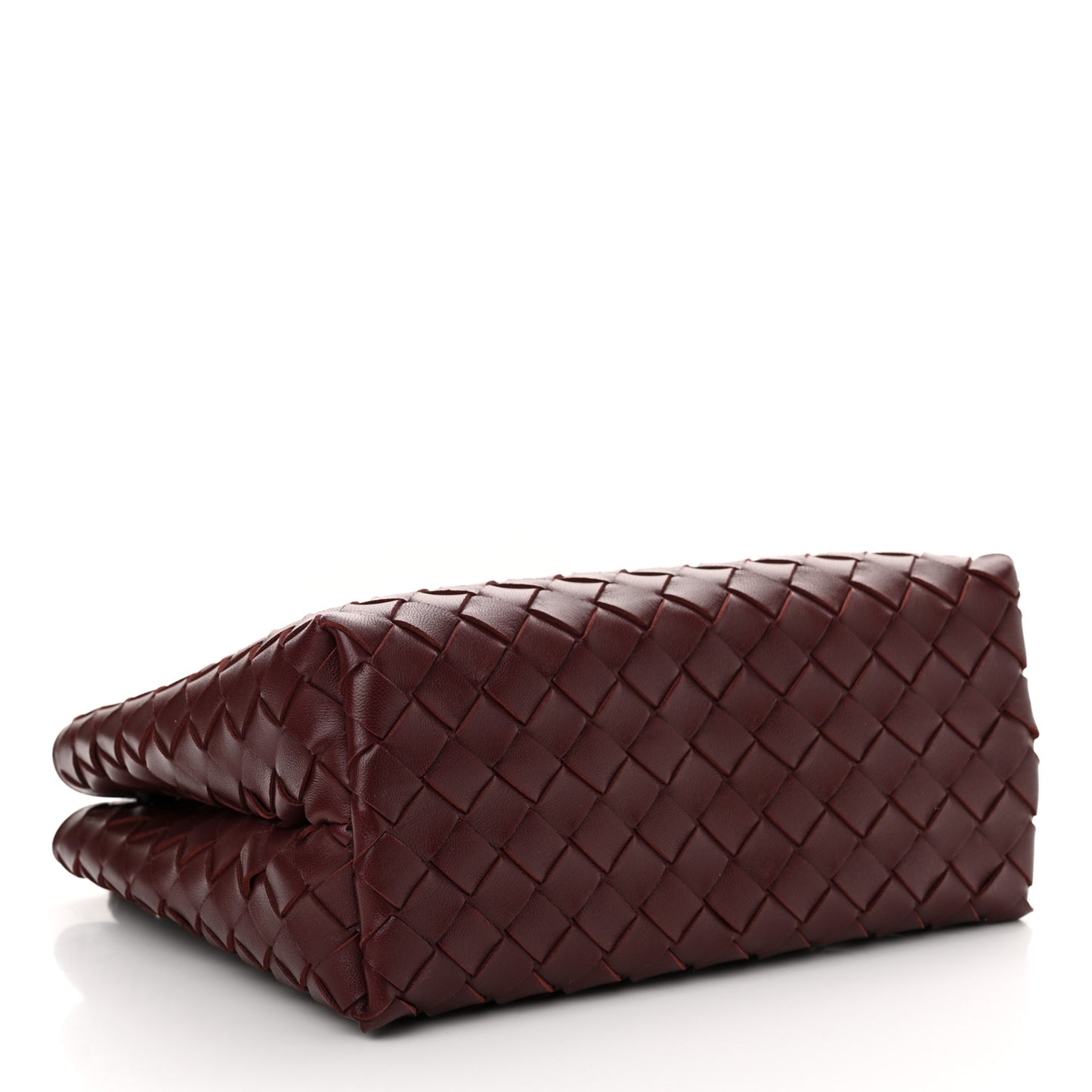 Nappa Intrecciato Small Andiamo Shoulder Bag Barolo