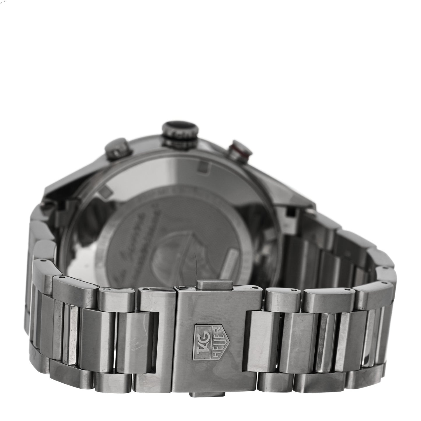 Stainless Steel 44mm Carrera Panamericana Chronograph Automatic Watch Black CV1A10