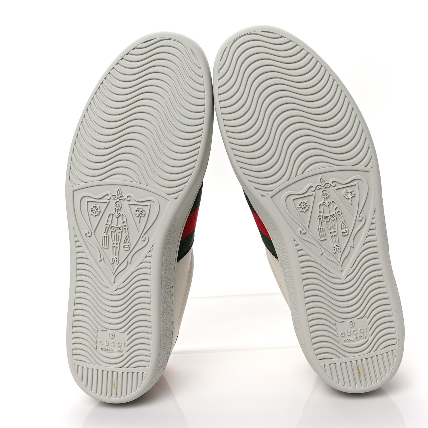 X FREYA HARTAS Calfskin Miro Soft Web Mythical Creature Embroidered Mens Ace Sneakers 8 New Mystic White