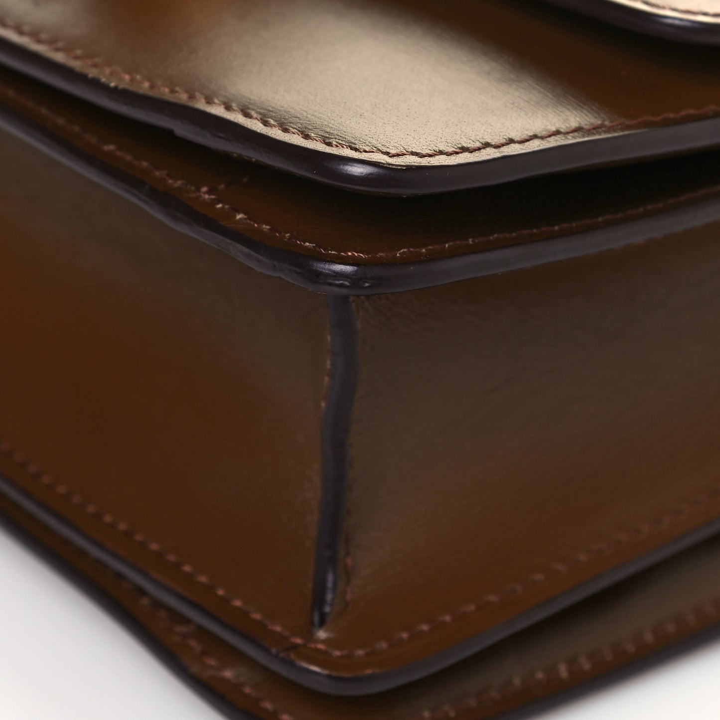 Smooth Calfskin Small Classic Box Flap Bag Camel