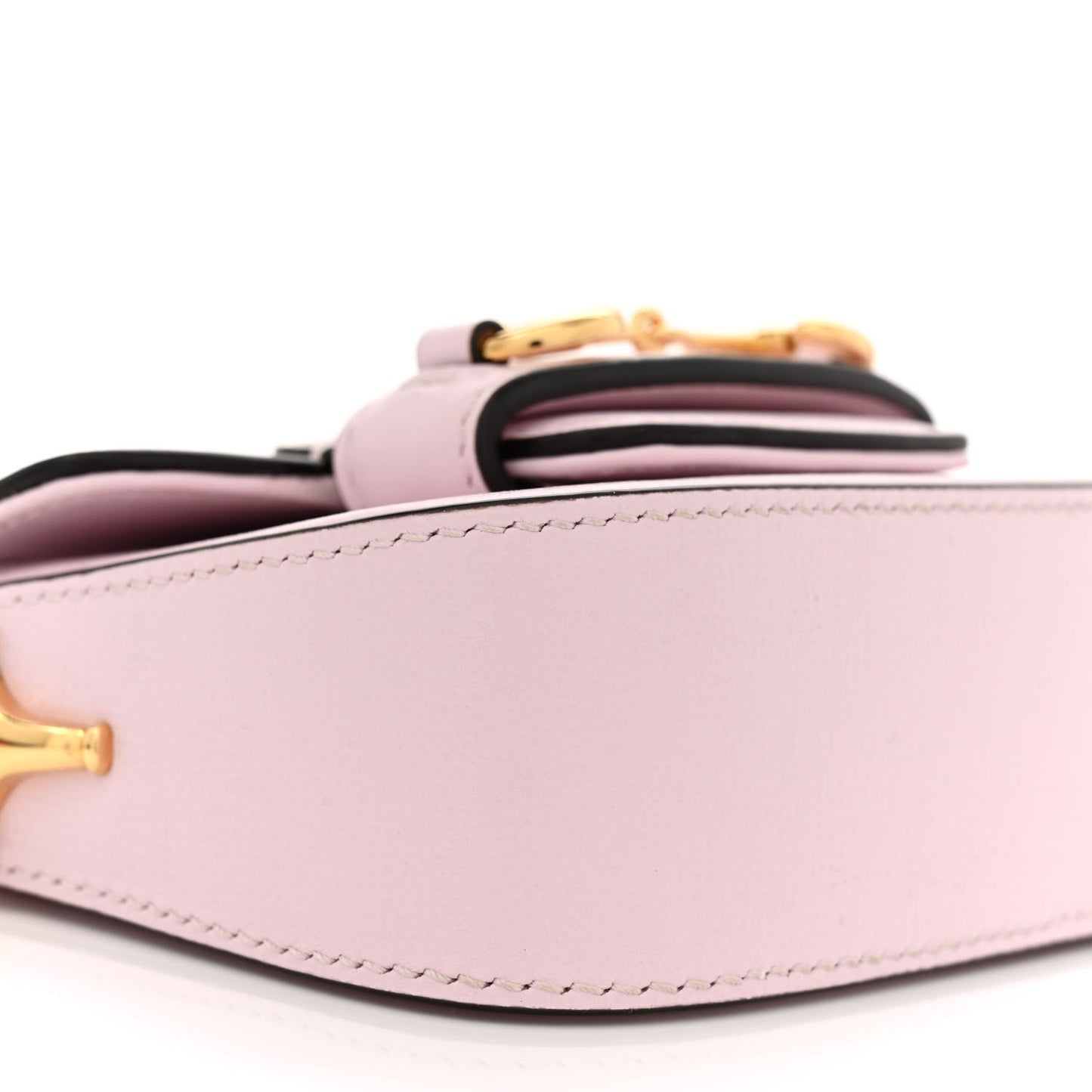 Calfskin Horsebit 1955 Super Mini Crossbody Bag Light Pink