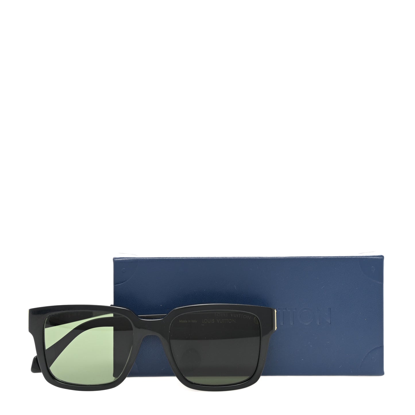Acetate LV Square Sunglasses Z1692W Black