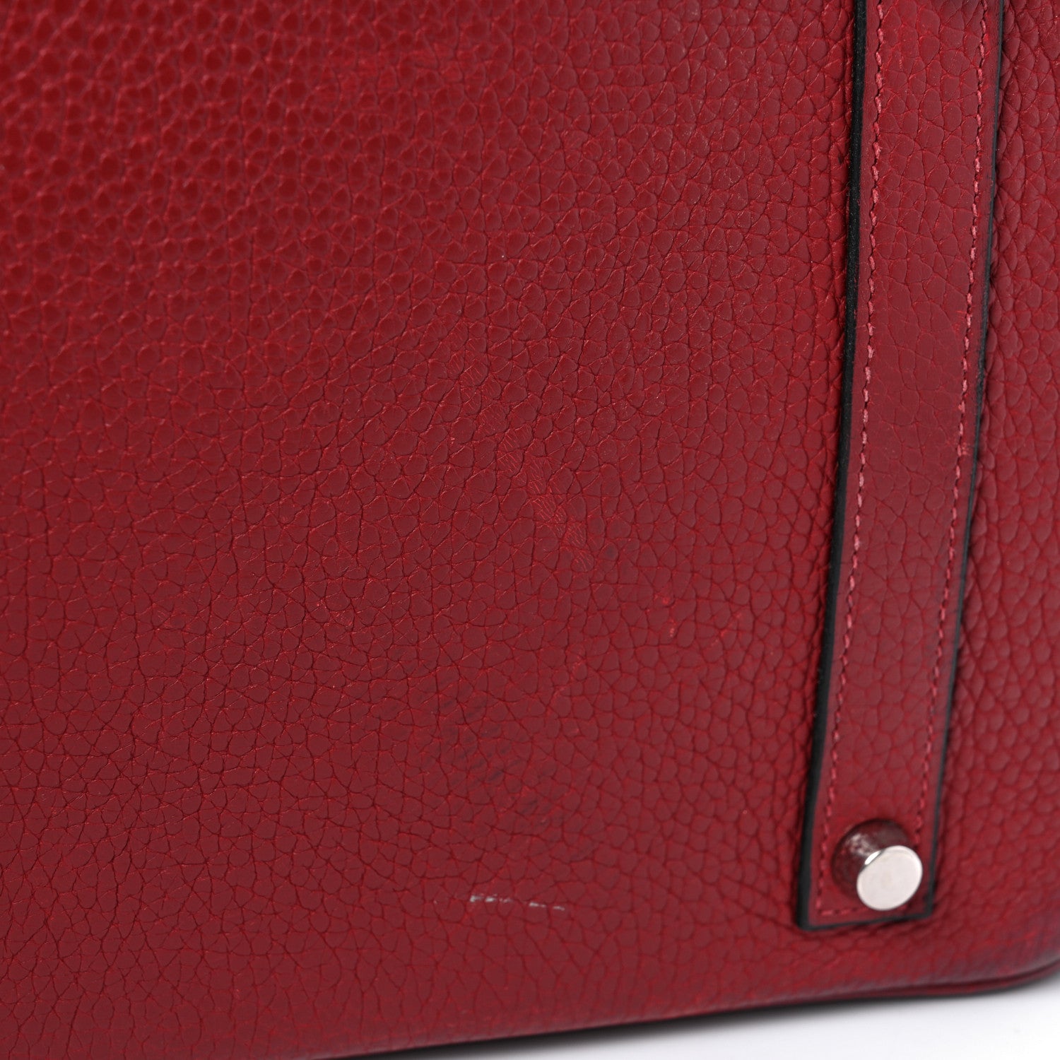 Hermes Taurillon Clemence BIRKIN 35 Rouge H 15 of 18