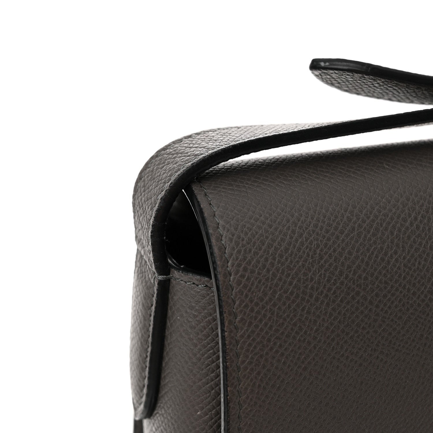 Celine Grained Calfskin Medium Trotteur Grey 15 of 15