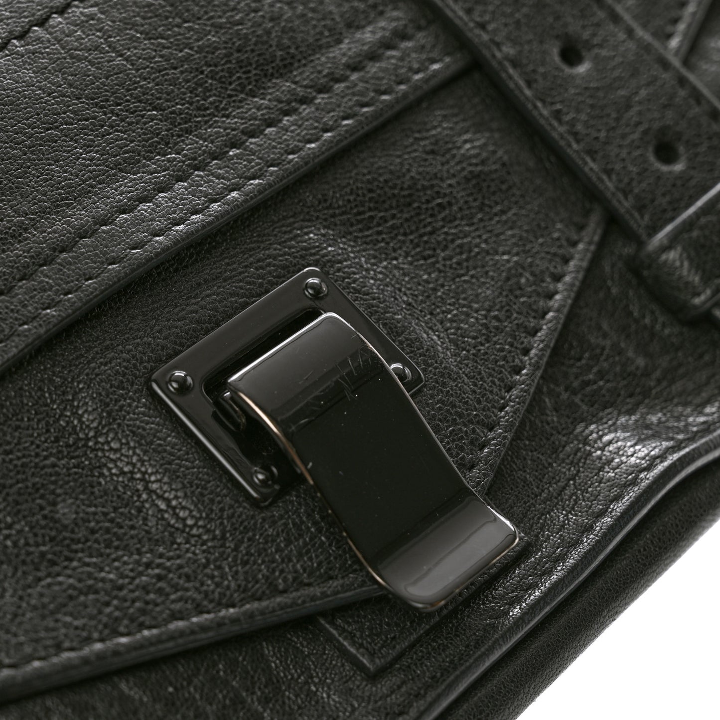 Lambskin PS1 Pochette Clutch Black