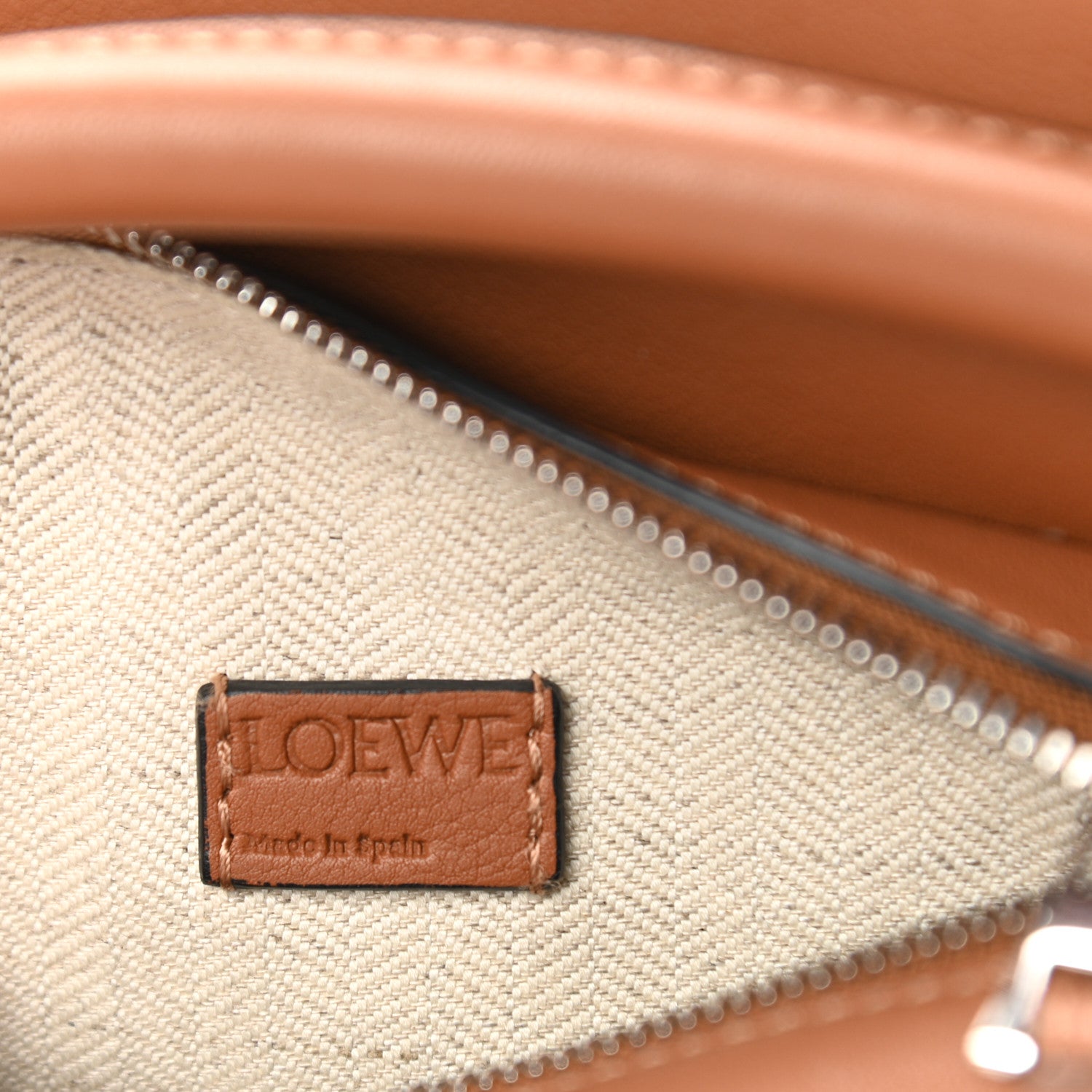 Loewe Calfskin Mini Puzzle Bag Tan 6 of 11