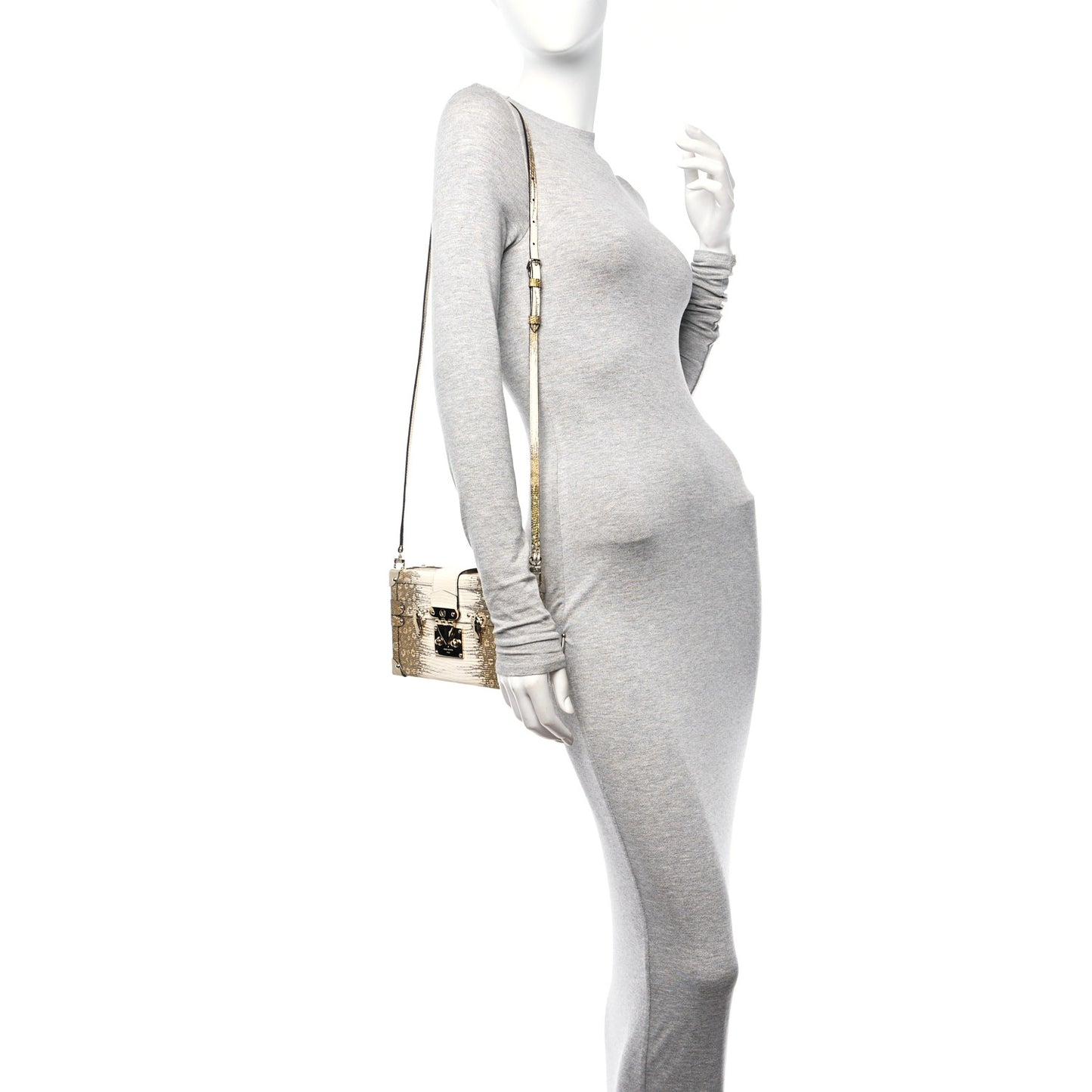 Lizard Petite Malle Vegetal Luxe