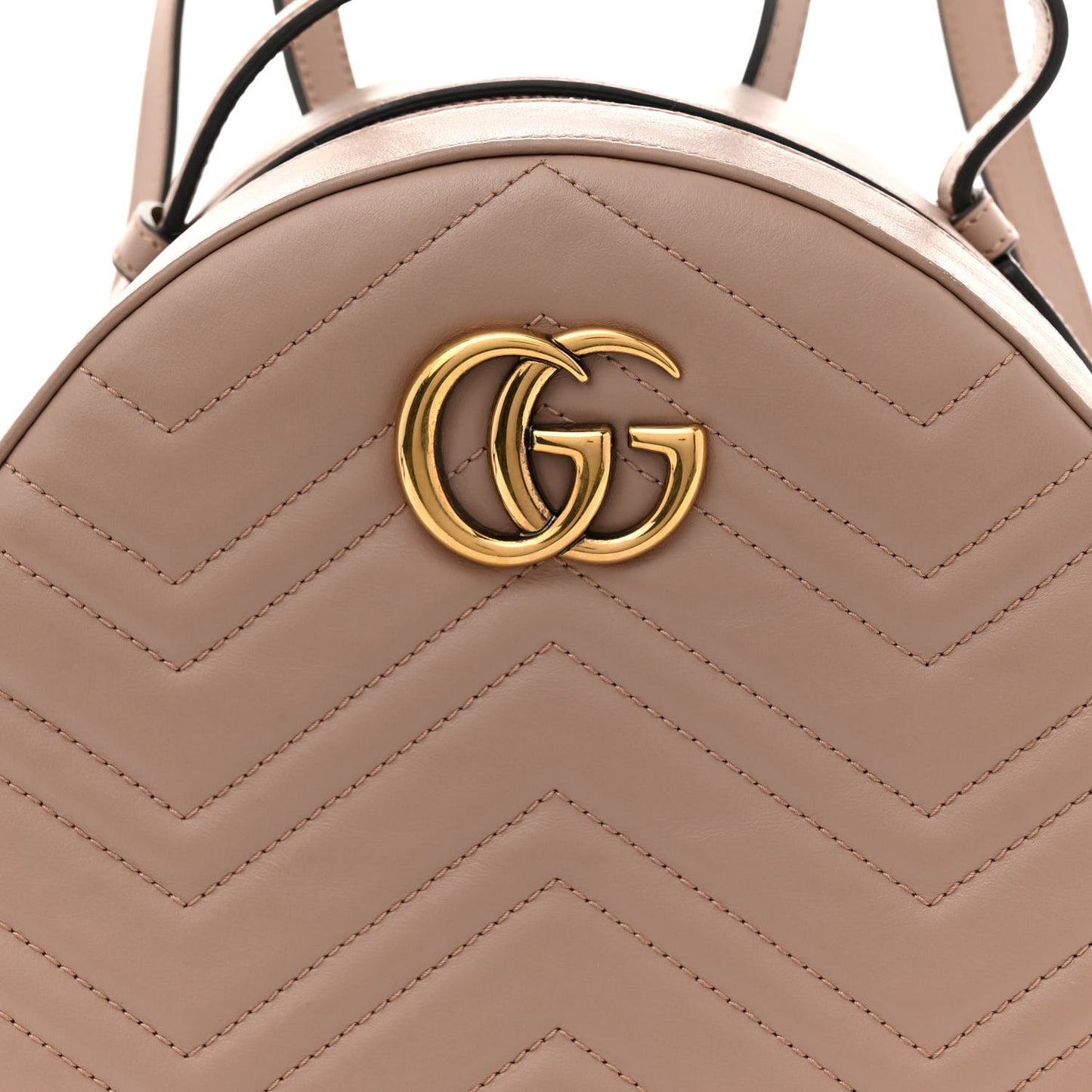 Calfskin Matelasse GG Marmont Backpack Porcelain Rose
