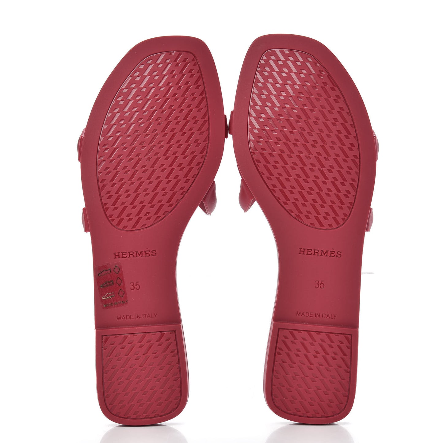 Rubber Aloha Sandals 35 Rose Baie