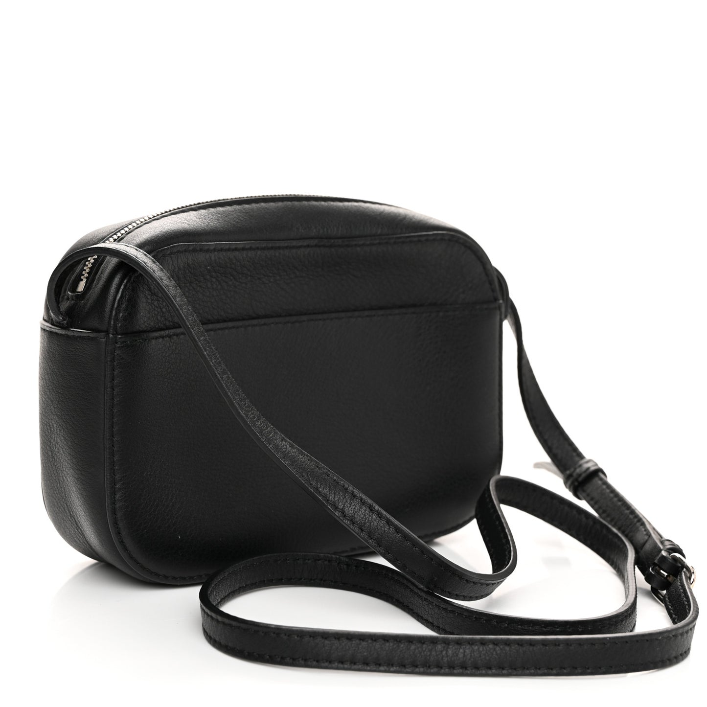 Calfskin Logo XS Everyday Camera Bag Black