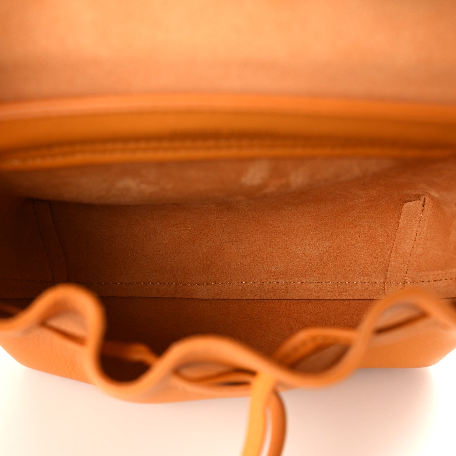 Mansur Gavriel Calfskin Mini Soft Lady Bag Mango 5 of 8