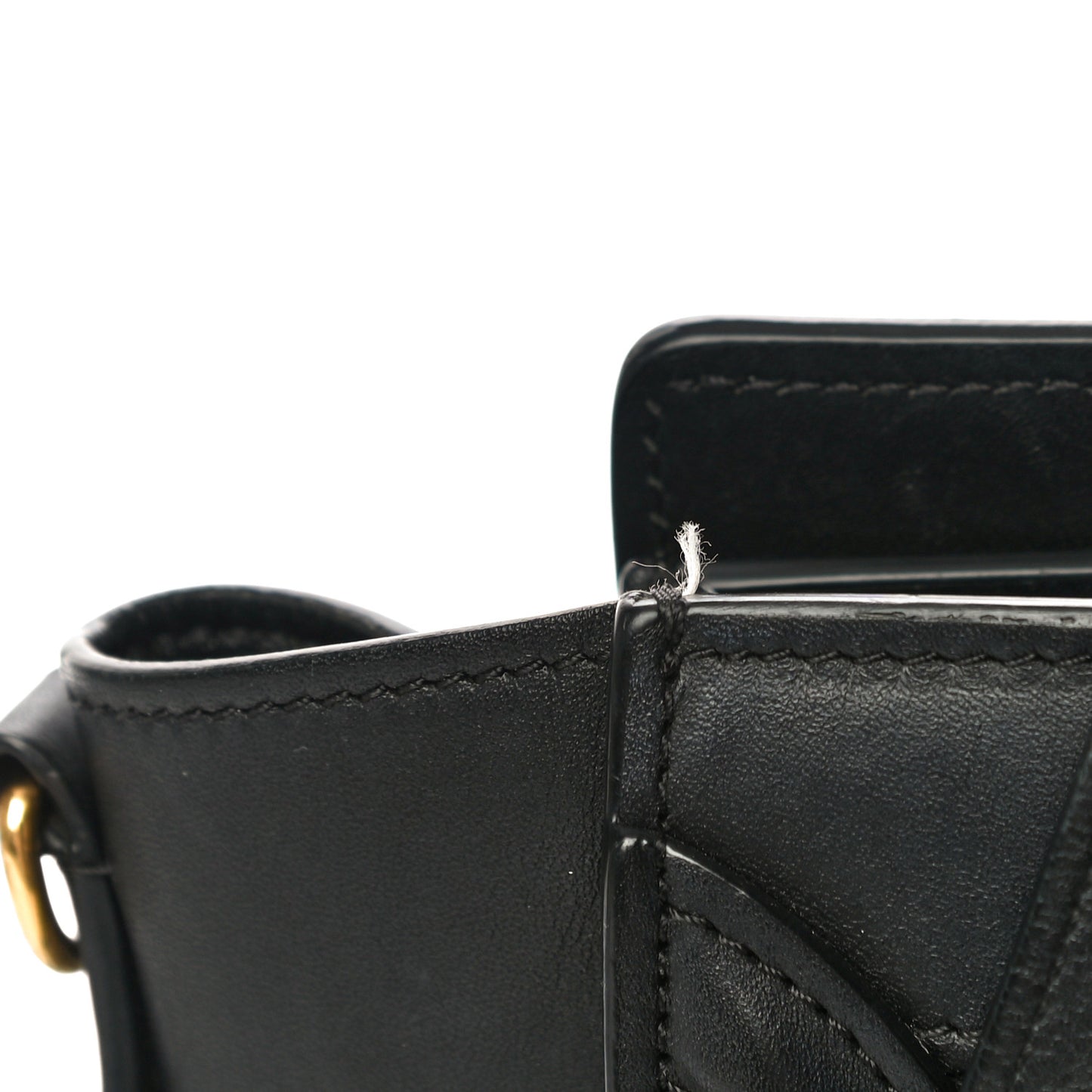 Smooth Calfskin Nano Luggage Black