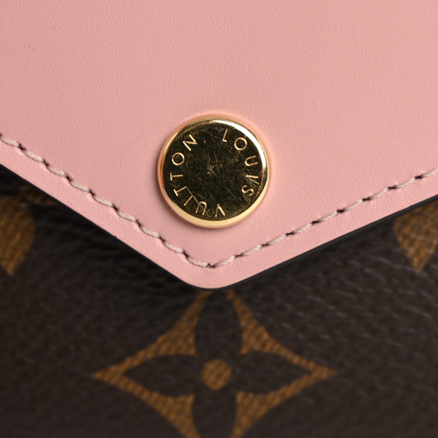 Monogram Zoe Wallet Rose Ballerine