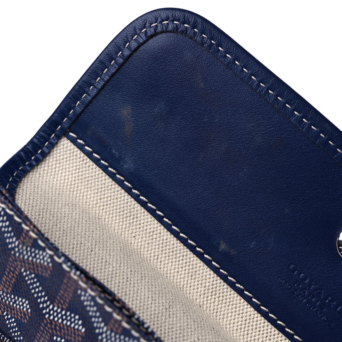 Goyardine Saint Louis PM Navy