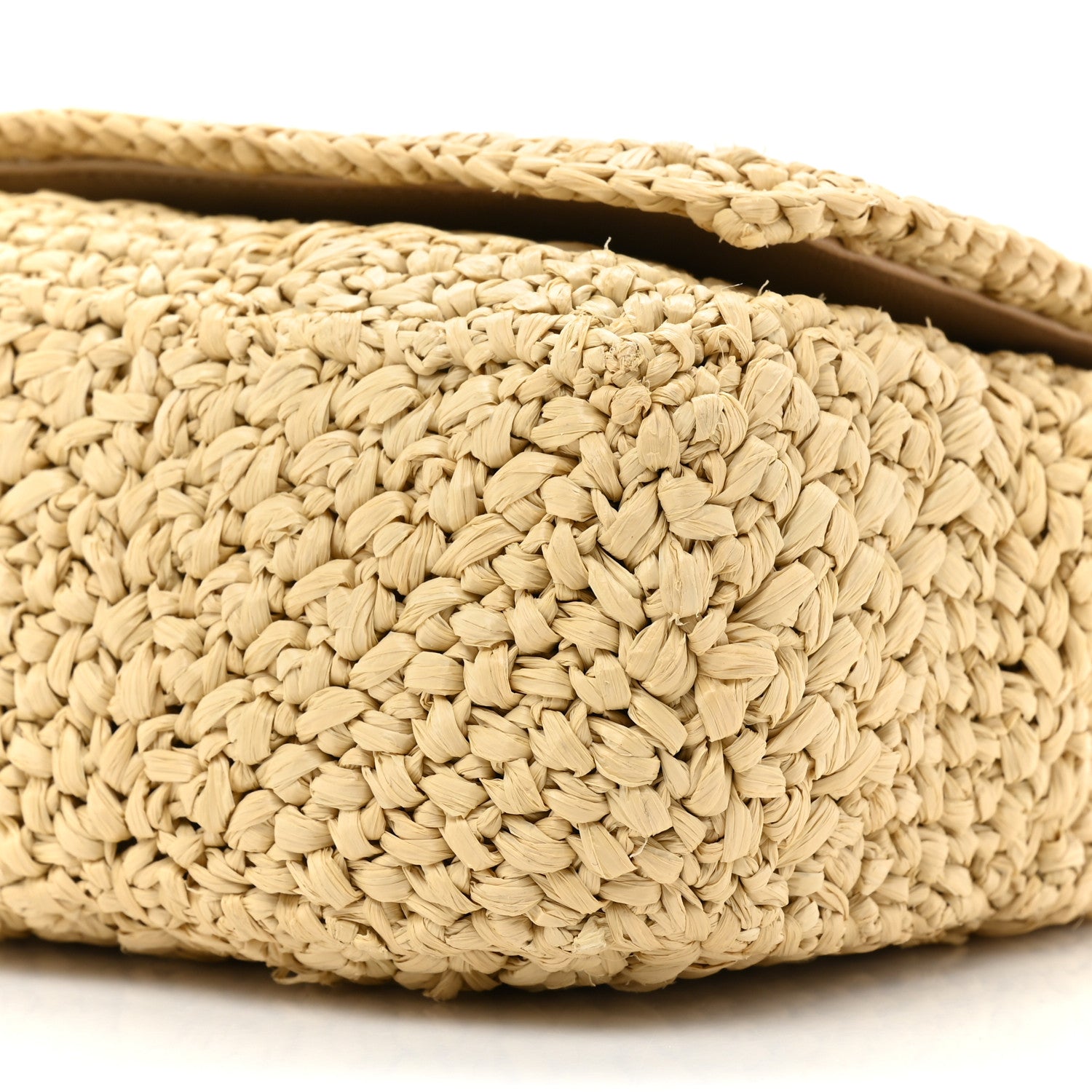 Saint Laurent Raffia Monogram Medium Jamie Natural Avorio 8 of 9