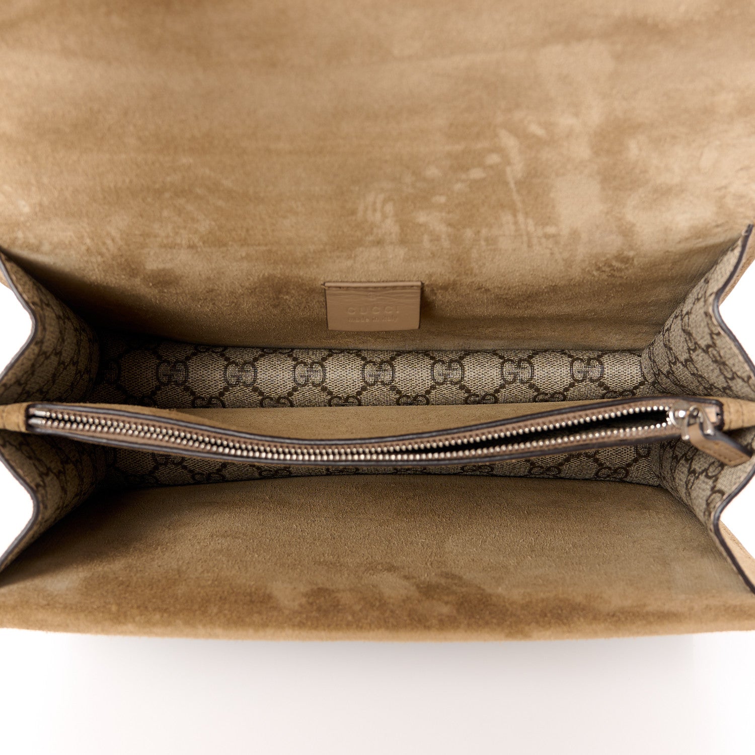 Gucci GG Supreme Monogram Small Dionysus Shoulder Bag Taupe 5 of 12