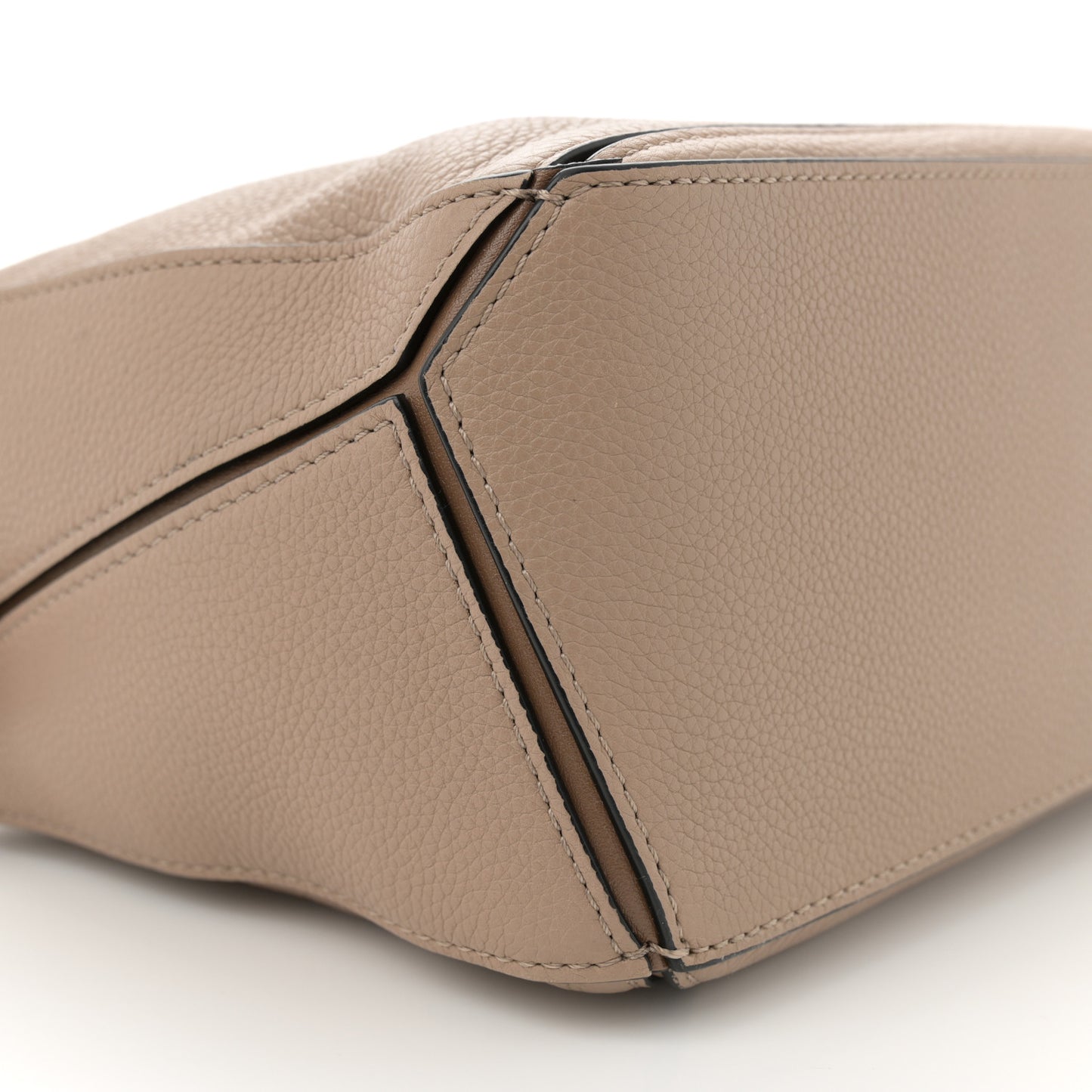Grained Calfskin Small Puzzle Bag Sand Mink
