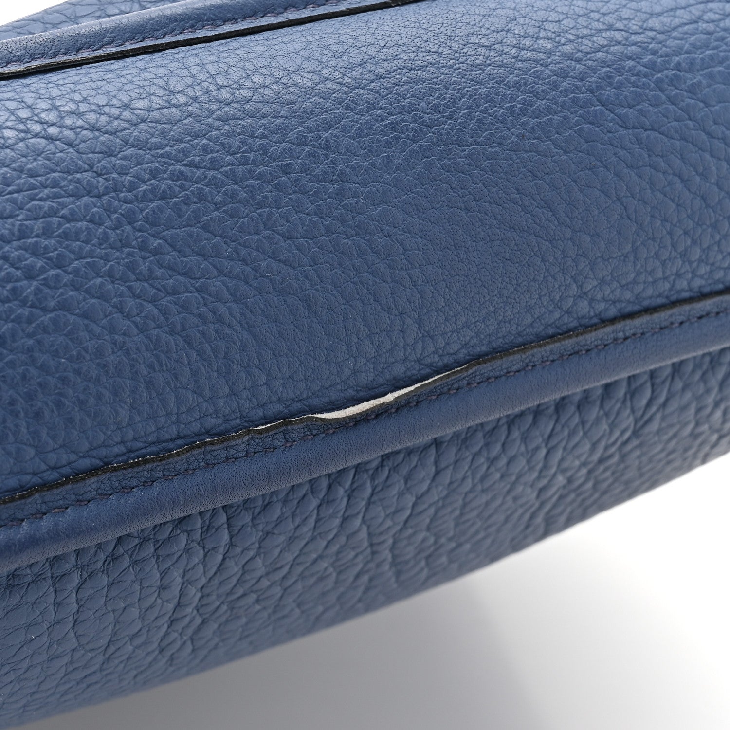 Hermes Taurillon Clemence Evelyne PM Bleu Brighton 15 of 17