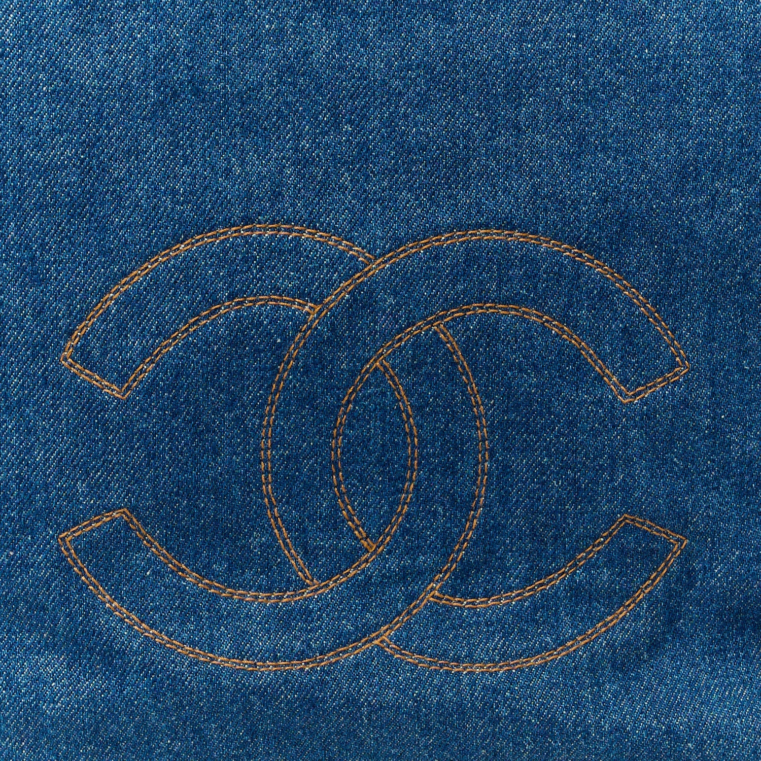 Chanel Denim Tortoise Timeless CC Tote Blue 8 of 10