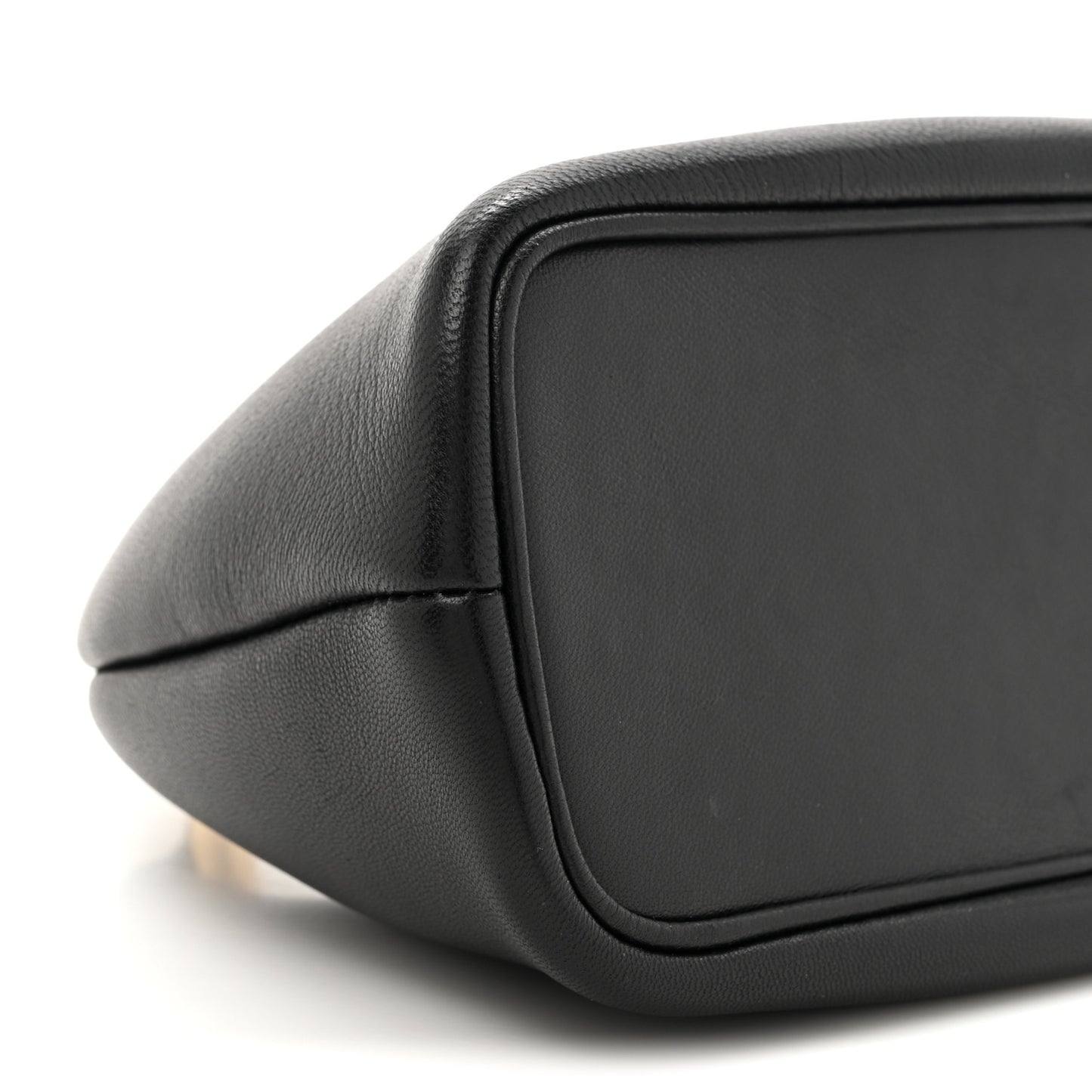 Lambskin Le Petit Calino Ring Top Handle Bag Black