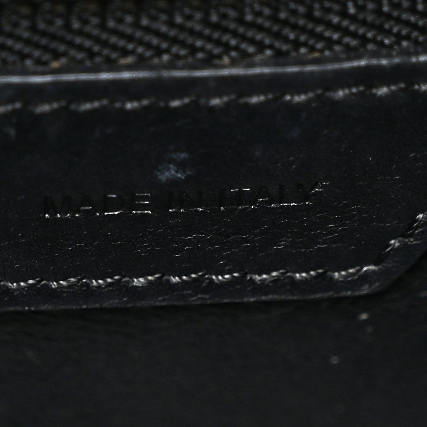 Smooth Calfskin Micro Luggage Black