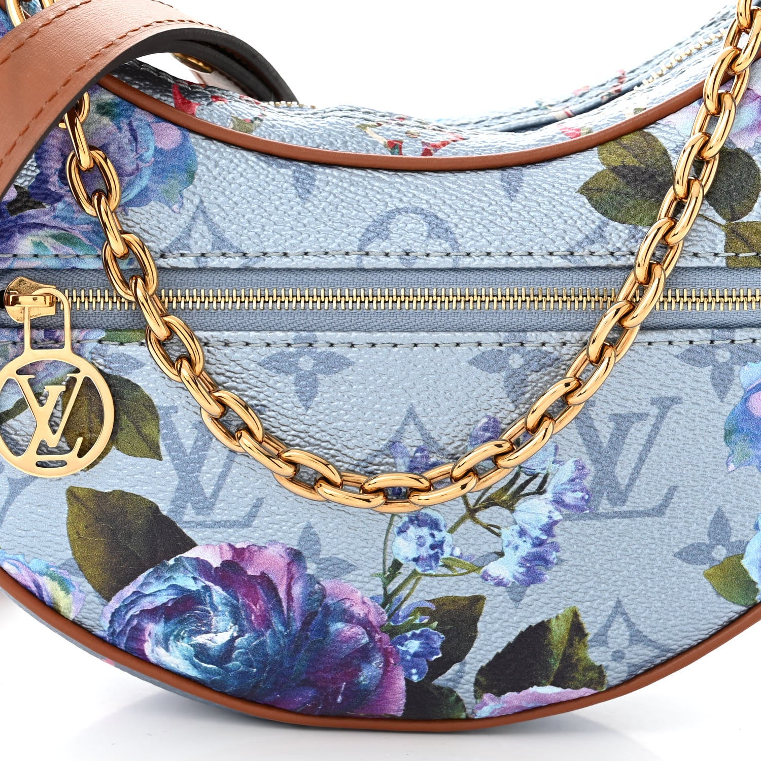 Louis Vuitton Metallic Monogram LV Garden Loop PM Blue 7 of 9