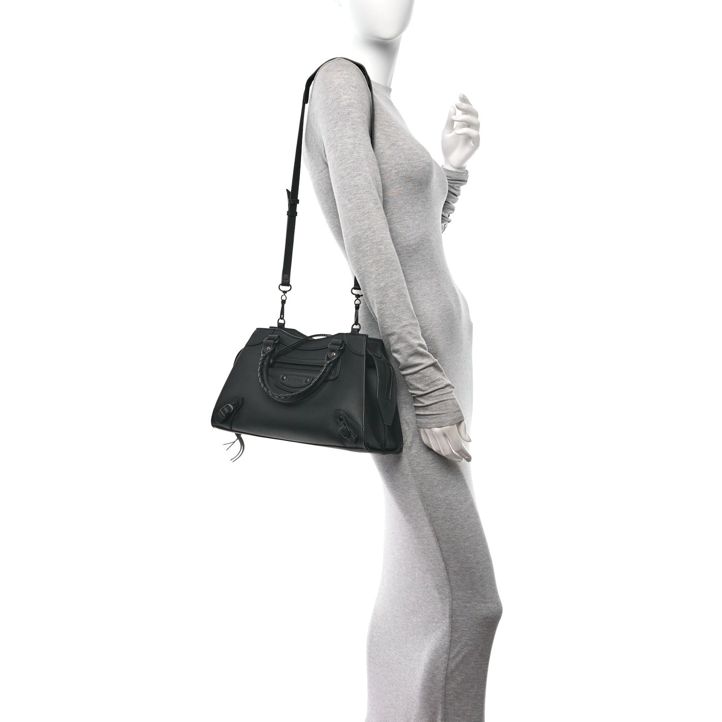 Smooth Calfskin Neo Classic Black Hardware S City Black