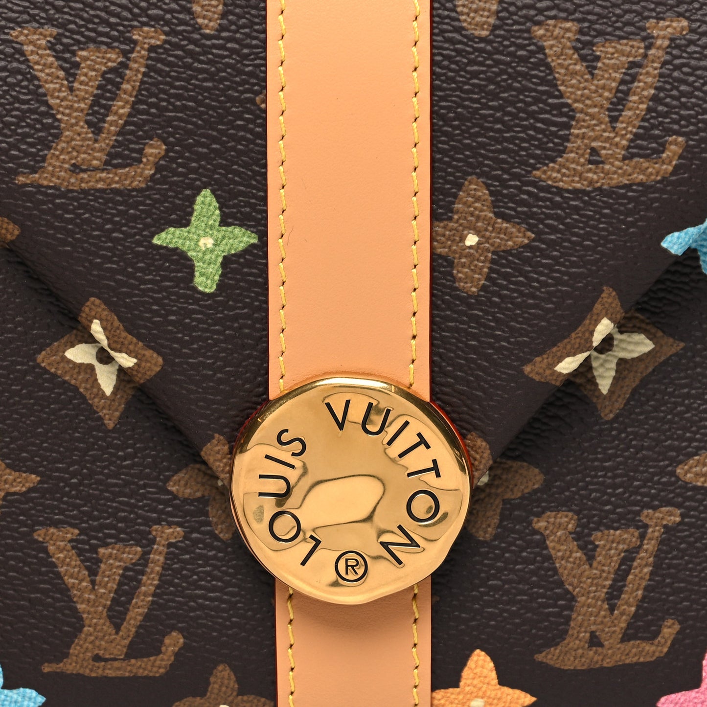 X TYLER THE CREATOR Monogram Craggy Envelope Messenger Chocolate