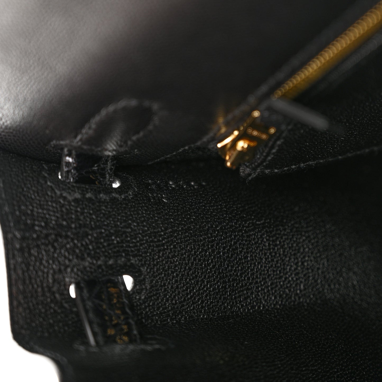 Madame Calfskin Shiny Niloticus Crocodile Kelly Sellier Touch 25 Black
