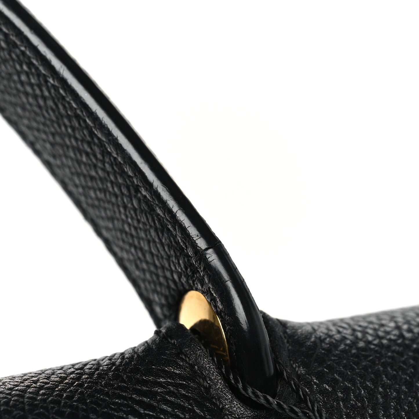Grained Calfskin Mini Belt Bag Black