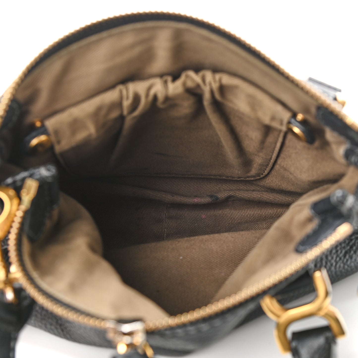 Calfskin Mini Marcie Satchel Black